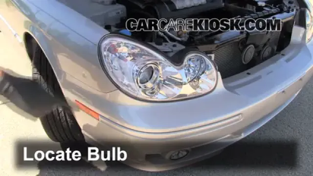 2004 Hyundai Sonata 2.4L 4 Cyl. Éclairage Feu de jour (remplacer l'ampoule)